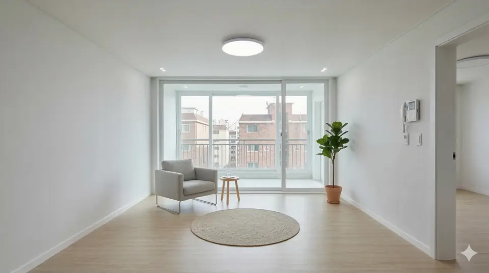 미니멀 스타일 거실 인테리어 예시